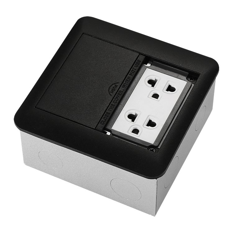 Vietnam plate under embedded pop-up electrical floor socket Thai power socket buried in the ground hidden plug