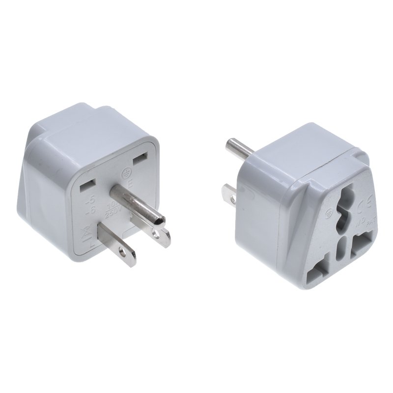 American Power Adapter Type B Travel Adapter American USA to European EU Schuko Plug Adapter CE Certificate Type B USA, Canada
