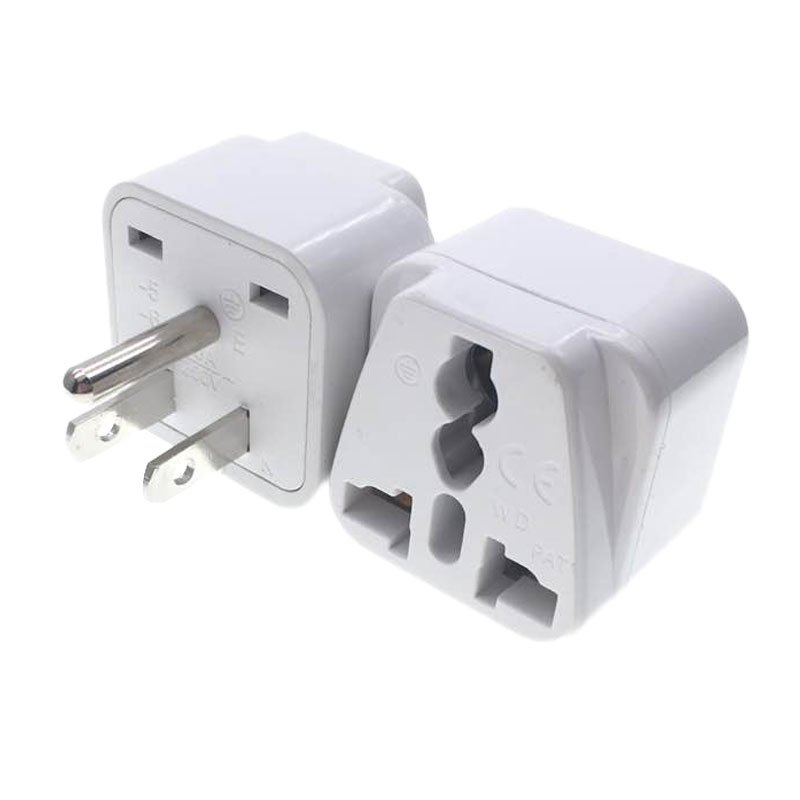 American Power Adapter Type B Travel Adapter American USA to European EU Schuko Plug Adapter CE Certificate Type B USA, Canada