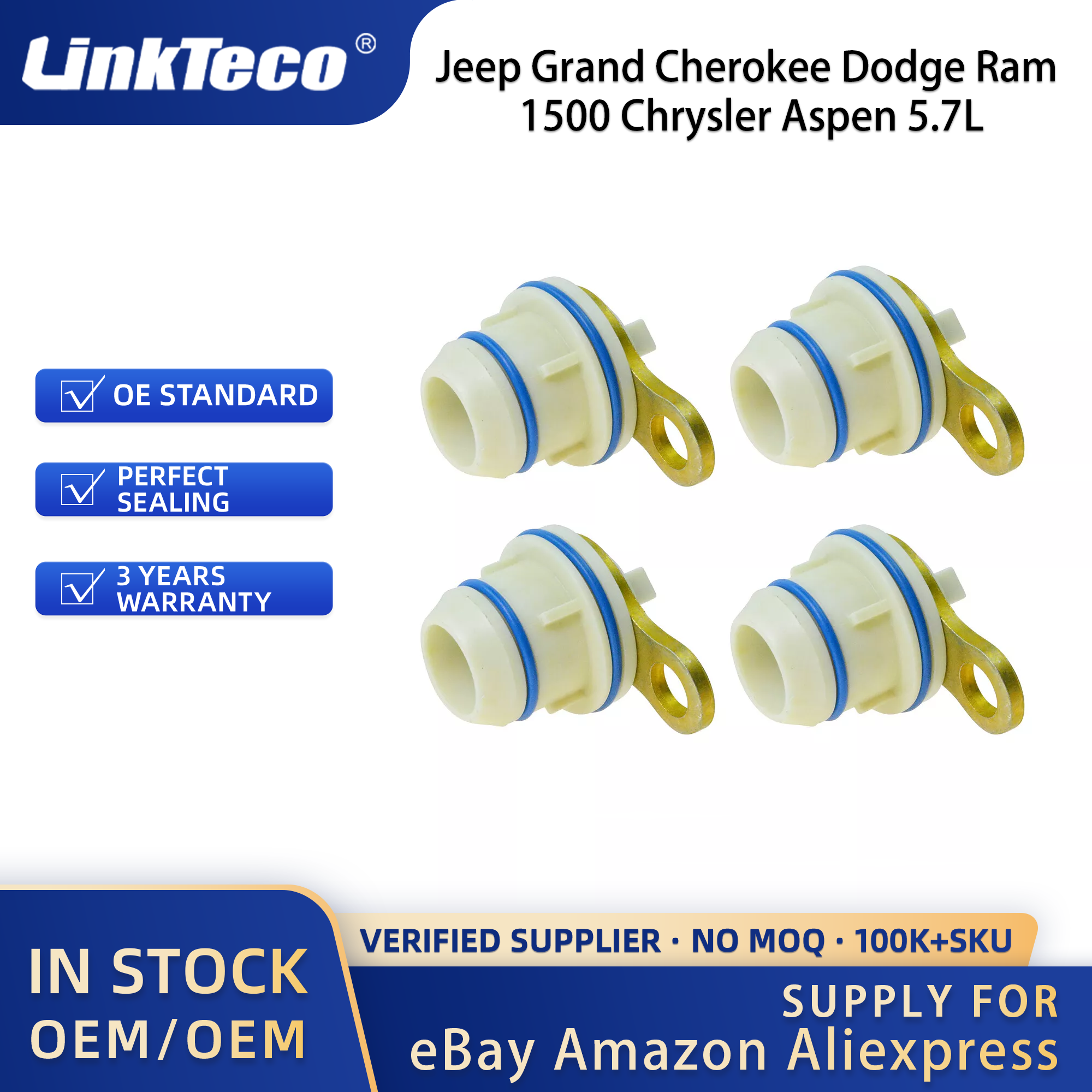Linkteco Non MDS Valve Lifters Plugs Camshaft Head Gasket Set For Jeep Grand Cherokee Dodge Ram 1500 Chrysler 300 5.7L 2009-2015