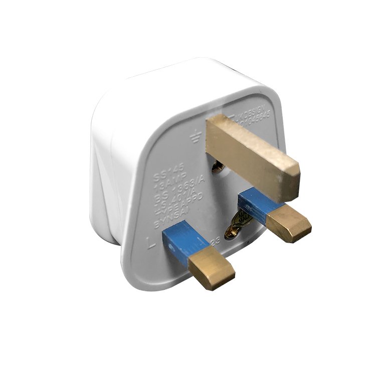 13A 3 Flat UK Pin Top Plug Wholesale