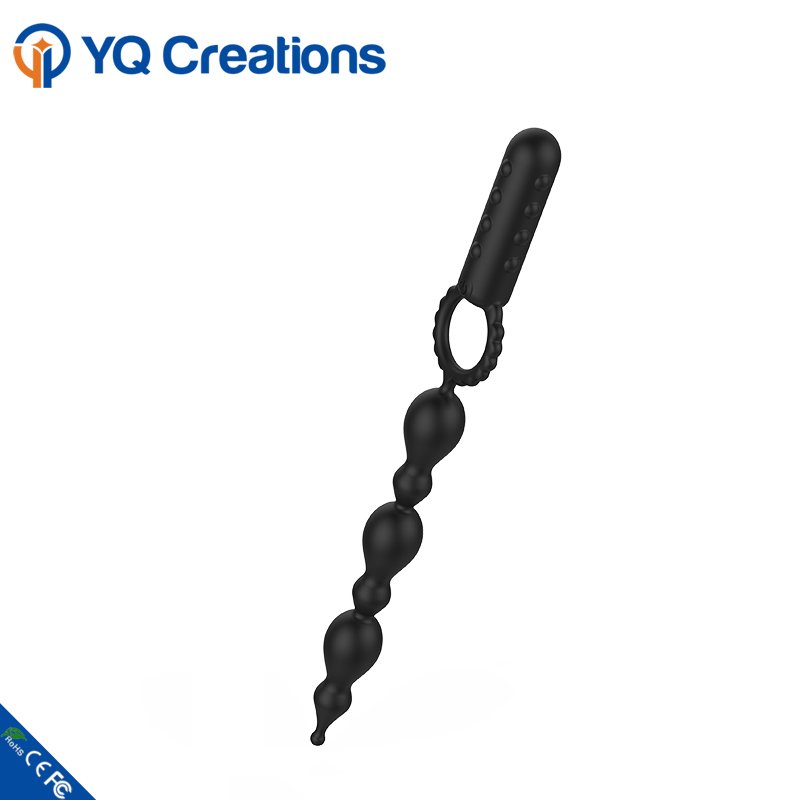 New Design Long Silicone Ass Vibrating Anal Plug Massager