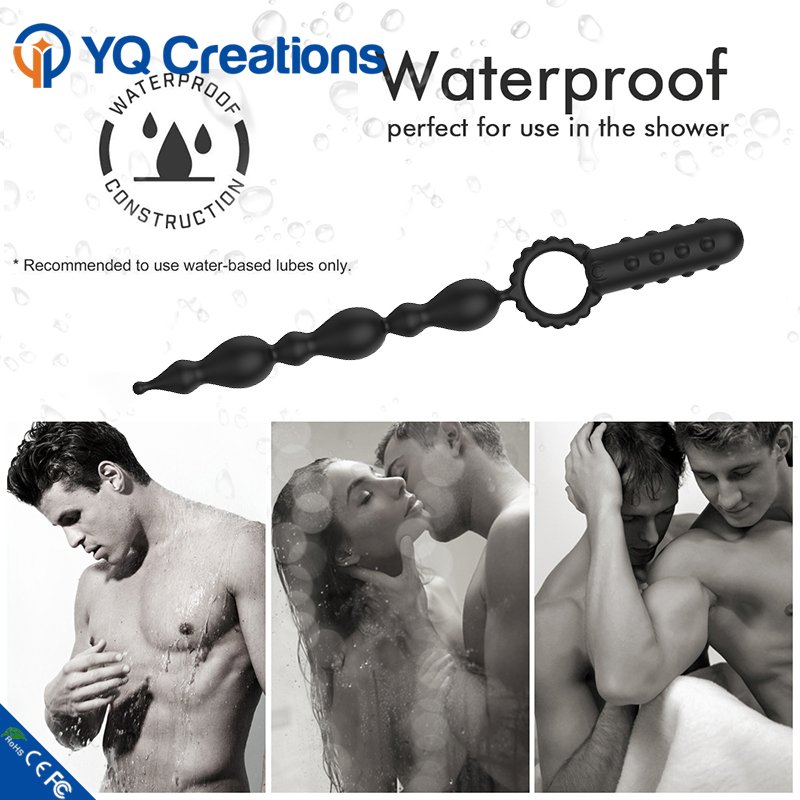 New Design Long Silicone Ass Vibrating Anal Plug Massager