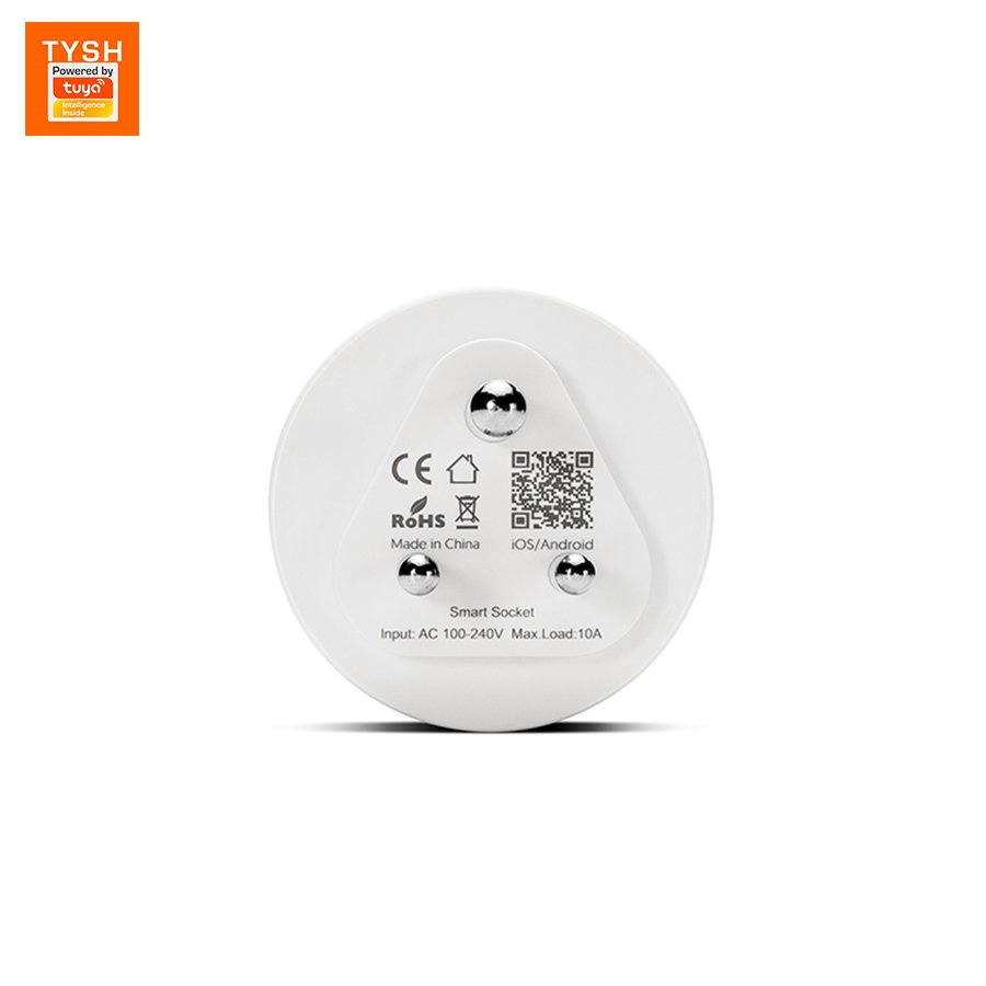 TYSH 10A Tuya WiFi Smart Home Alexa Wireless Remote Control Power Sockets Universal Wifi Smart Plugs