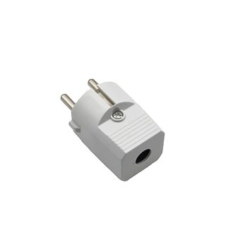 CE Certificate Rewireable Plug Germany Style with Grounding Two Pins Electrical Plug 16A CE ROHS 1616