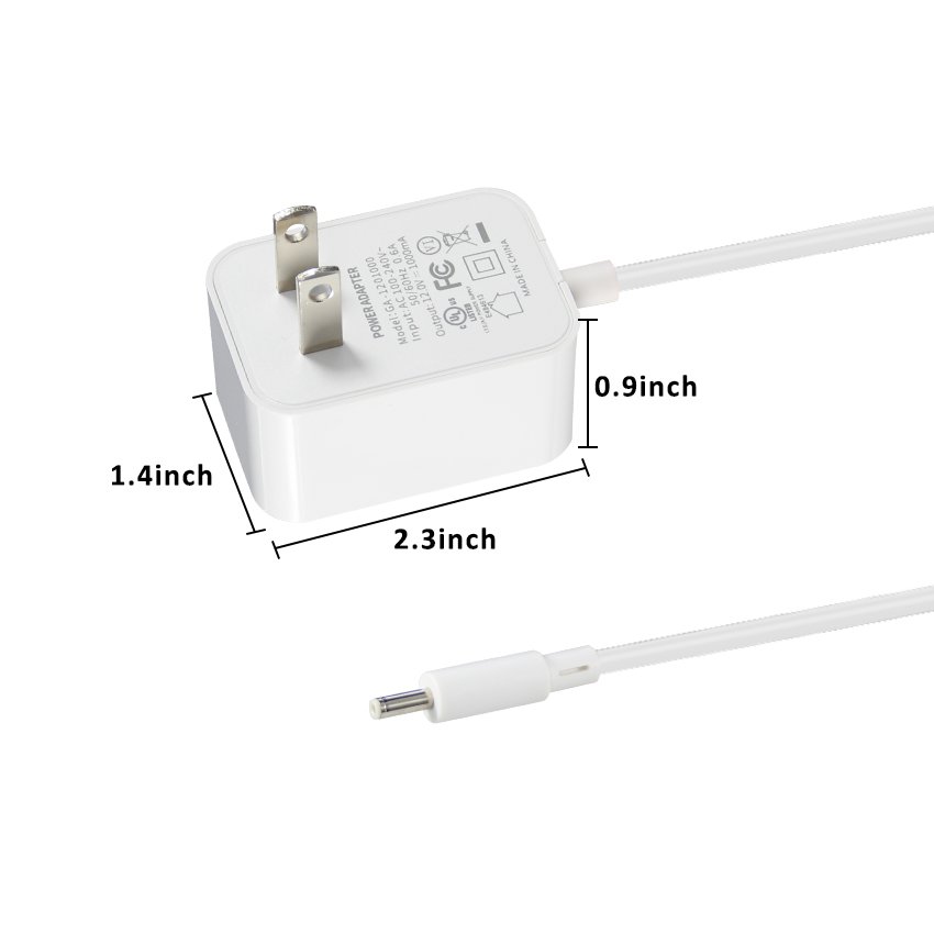 12V 1A 100mA Power Supply Adapter 100-240V AC to DC 12Volt Transformers Switching Power Supply 5.5mm x 2.5/2.1mm DC Plug
