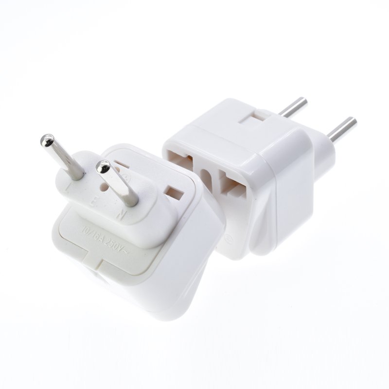 Universal Travel Plug Adapter USA to The most of Europe Travel Prong Adapter Plug Kit for the most of Europe(Type C)