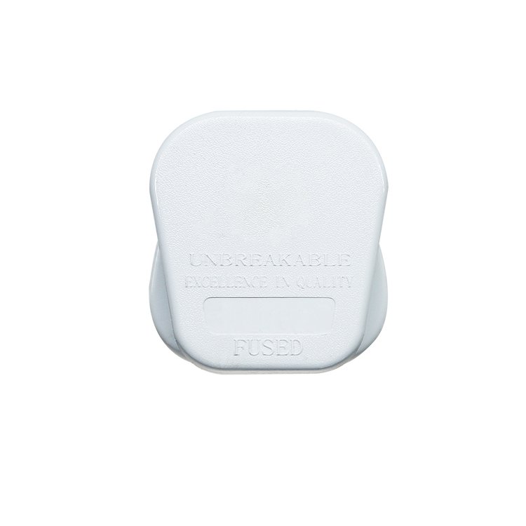 13A UK BS Plug 3 Pin Square Plug Top with Fused