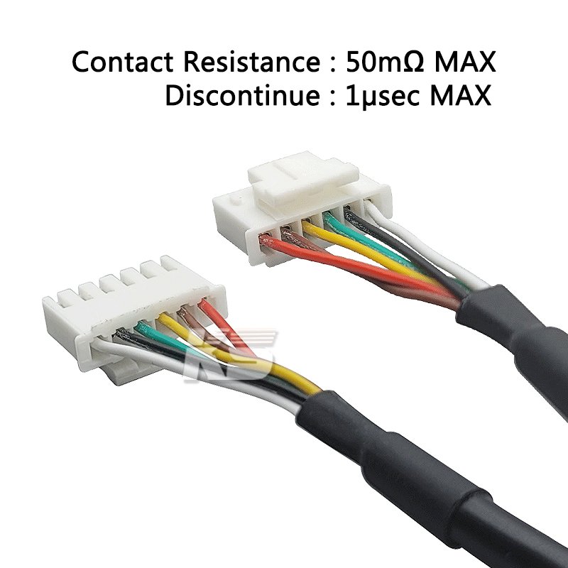 jst ph 6pin 2.5mm pitch connector terminal plug adapter housing extension cable