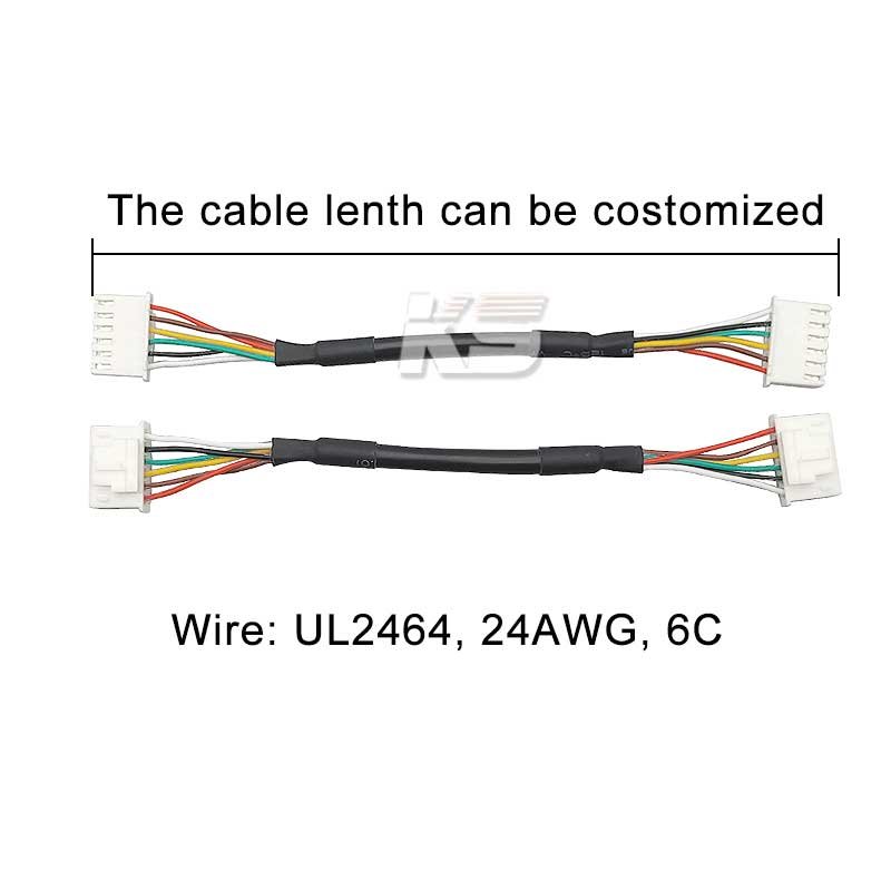 jst ph 6pin 2.5mm pitch connector terminal plug adapter housing extension cable