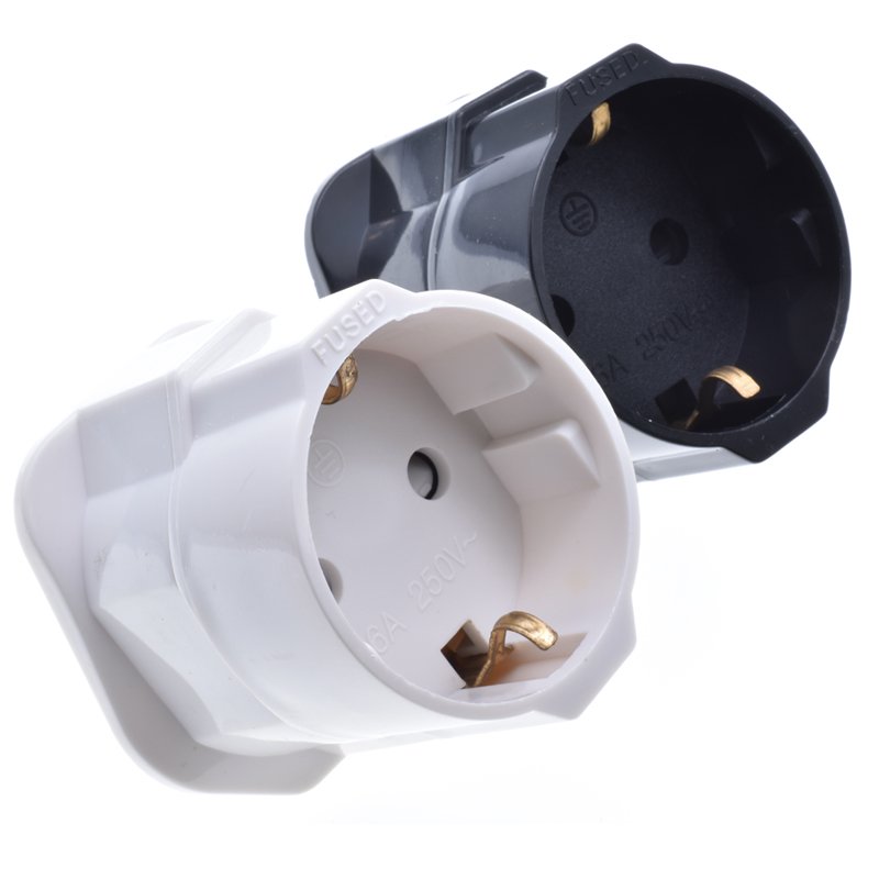 EU France Paris 2 Pin to UK 3 Pin Plug 13A 250V AC Universal European Adapter Travel Converter European to England Connector