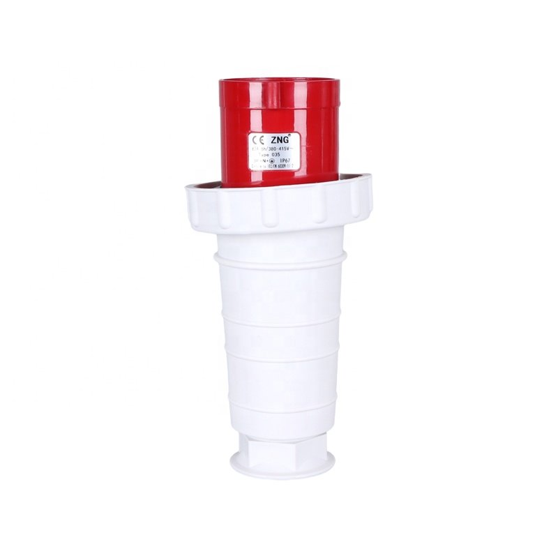 ZNG-035 IP67 Waterproof 380V/415V Industrial Plug And Socket 5 Pin 63A