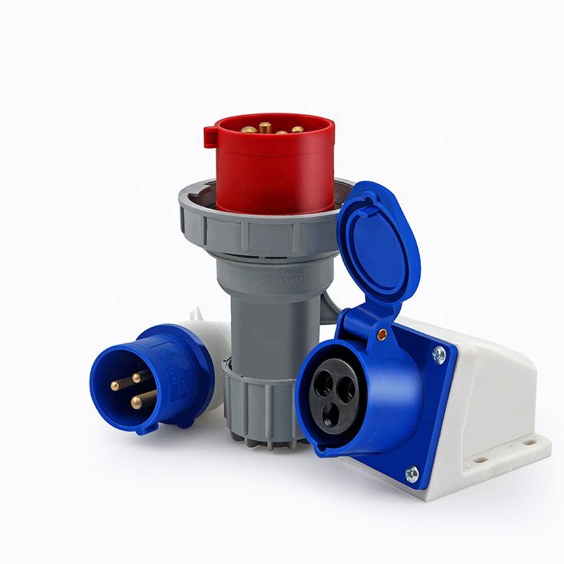 3-core 4-core 5-hole practical Industrial plug Waterproof explosion-proof connector docking socket three-phase power