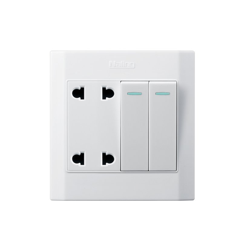 Naling Factory Sale 4 Phase Male Female Plug Electronic Wall Socket Switch