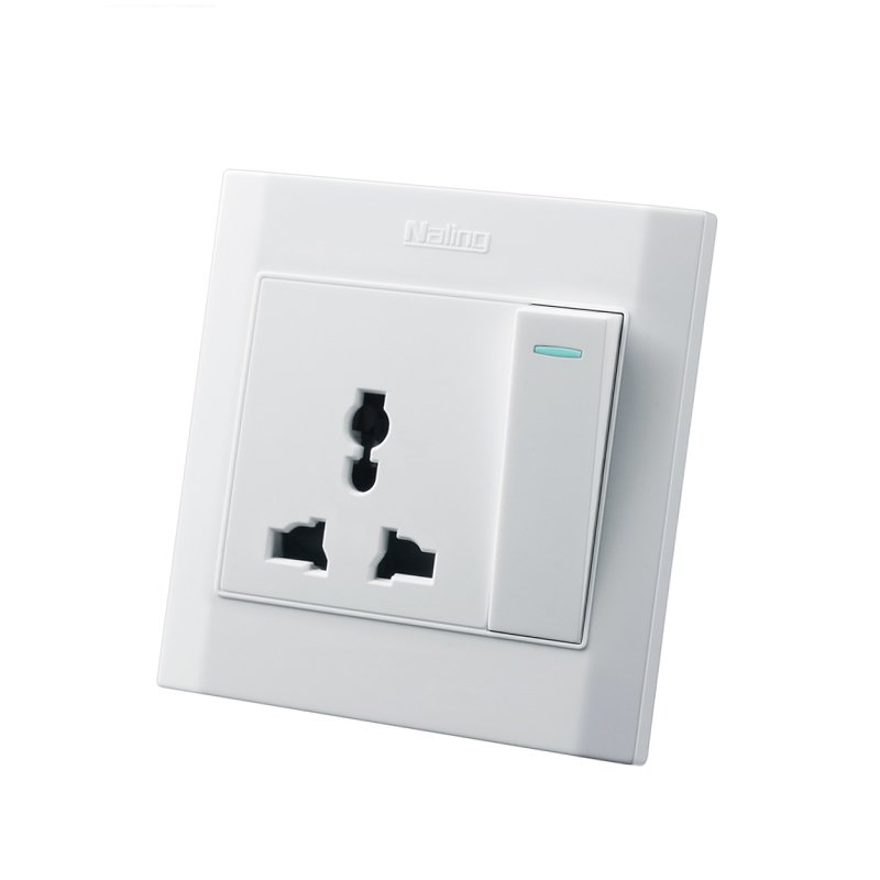 Naling Factory Sale 4 Phase Male Female Plug Electronic Wall Socket Switch