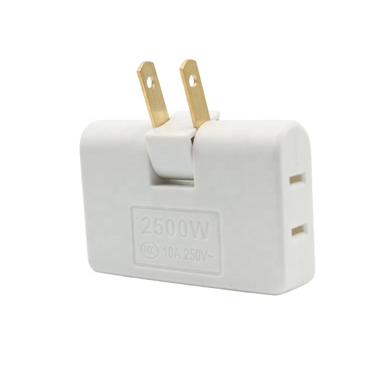 cantell Rotatable Socket Converter One In Three 180 Degree Extension Plug Multi Plug Wireless Outlet Adapter