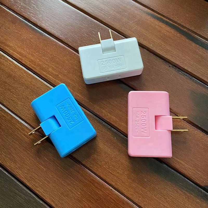 cantell Rotatable Socket Converter One In Three 180 Degree Extension Plug Multi Plug Wireless Outlet Adapter