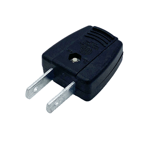 Bulk products Hot selling high quality 6A flat 2-hole plug 125V to 250V optional Color plug
