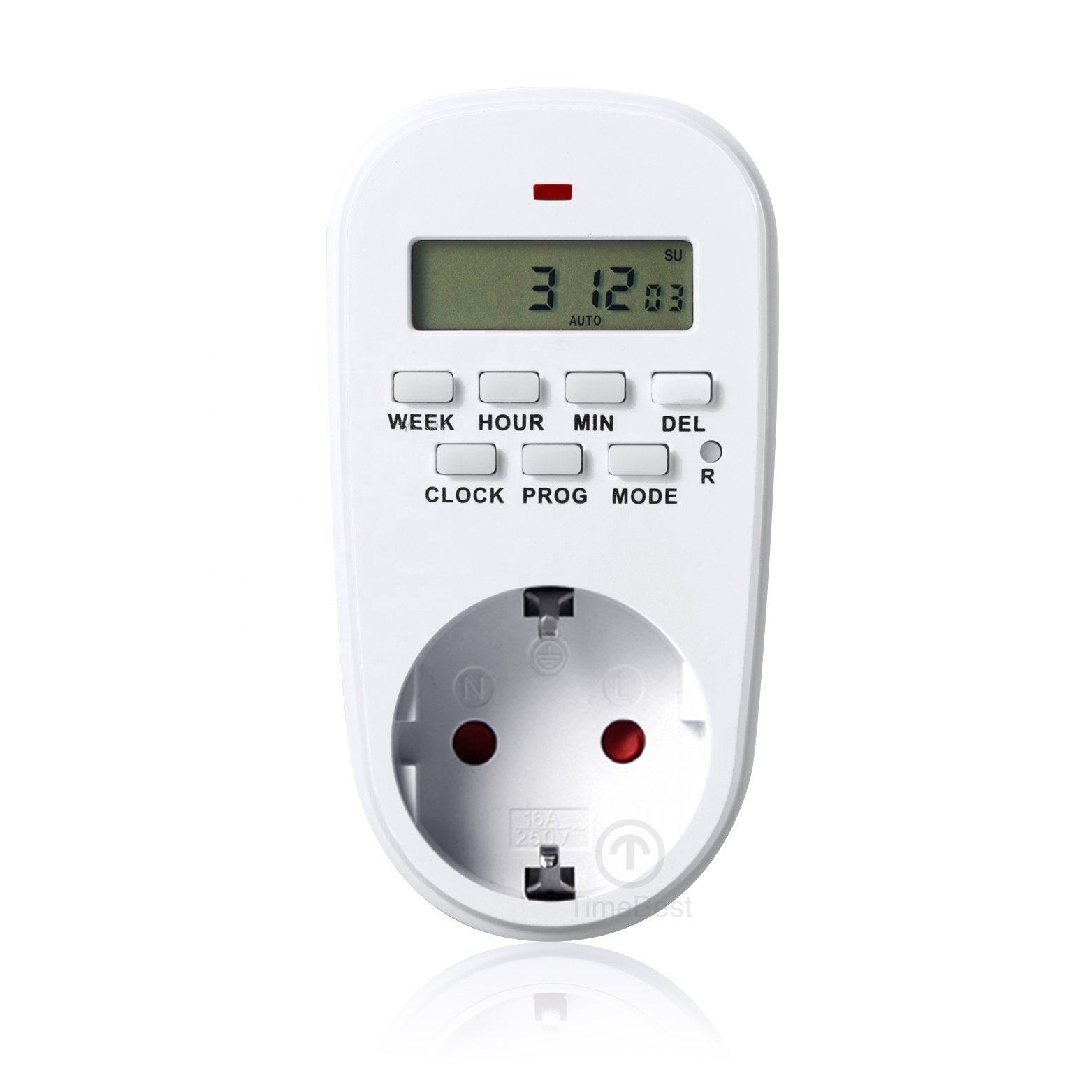 Hot sell 220V Programmable Auto OFF Digital Timer In Switch Plug Socket