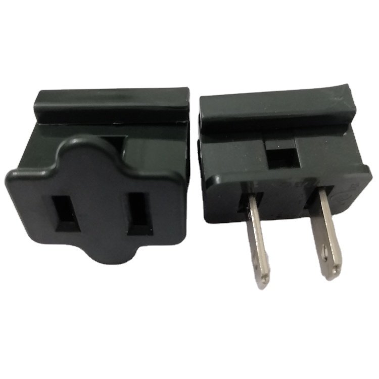 Attached Zip Plug SPT-1 Female Gilbert Vampire Plugs for Outdoor Custom Made Christmas Lighting Design
