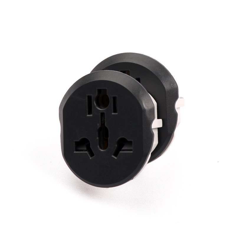 Universal travel Adaptor EU power plug converter 605-K2 EU 2pin travel adapter to US/AU/UK plug