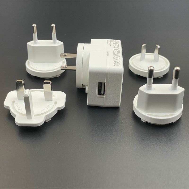OEM 12V0.5A 12V1A 12V2A interchangeable plug ETL KC PSE CE European United States UK Korea Japan 6W12W24W power adapter