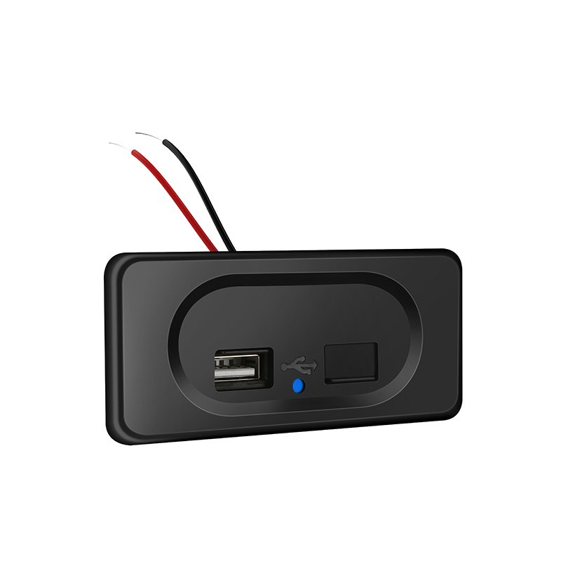 5V 3.1A Built Car Bus Double Plug Socket 2 Usb 3.1A Charge Car Usb Socket 12V Outlet With Usb And Type C