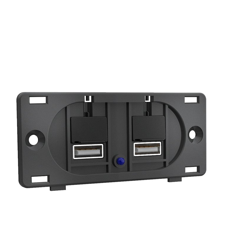 5V 3.1A Built Car Bus Double Plug Socket 2 Usb 3.1A Charge Car Usb Socket 12V Outlet With Usb And Type C
