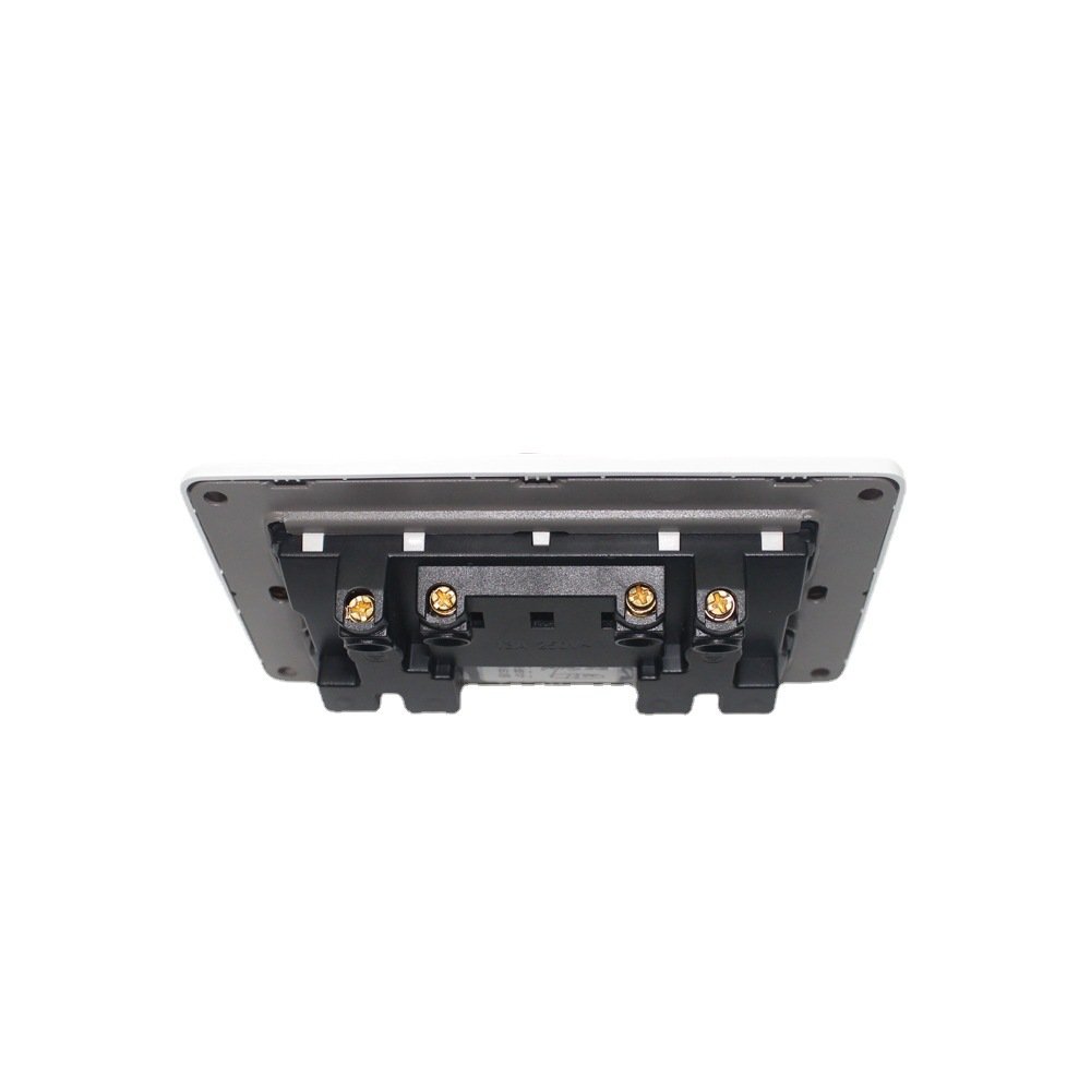 Double 13A socket environmental protection flame retardant high temperature resistance with switch and 6 hole copper wall plug