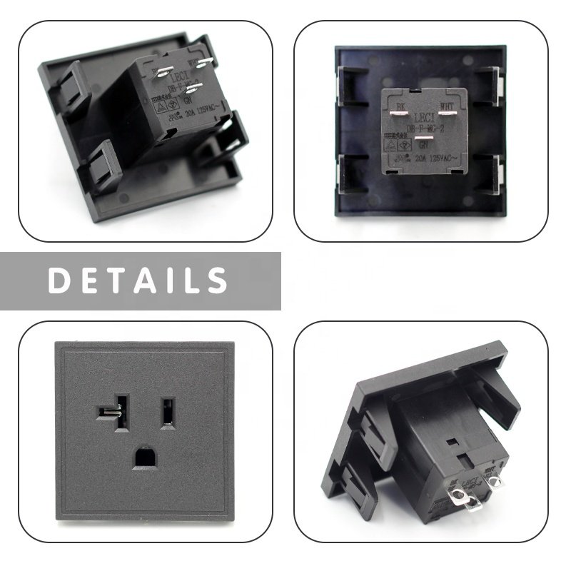 IEC 20A 250V AC power American USA standard socket 3 PIN plug PDU socket connector