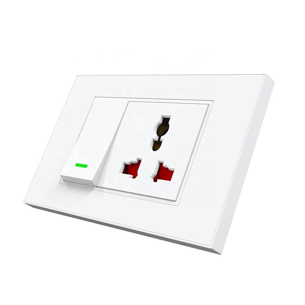 Tuya zigbee switch plug neutral socket support alexa google home app smart control wall socket 220v 240v