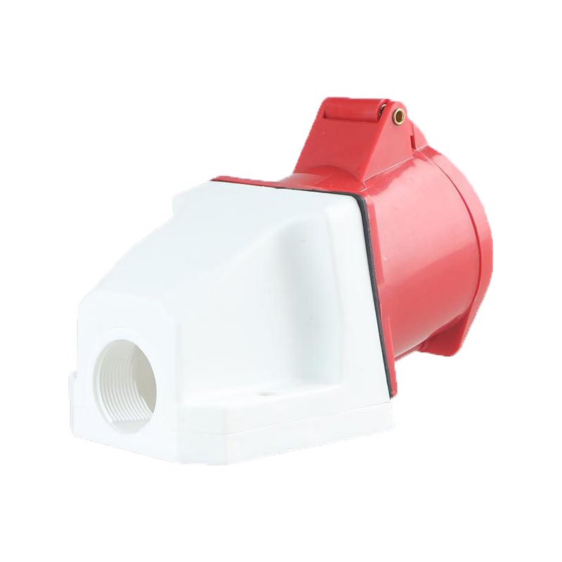 Exposed industrial socket ZZ125 3P+N+E 380V 32A IP44 five core waterproof plug socket