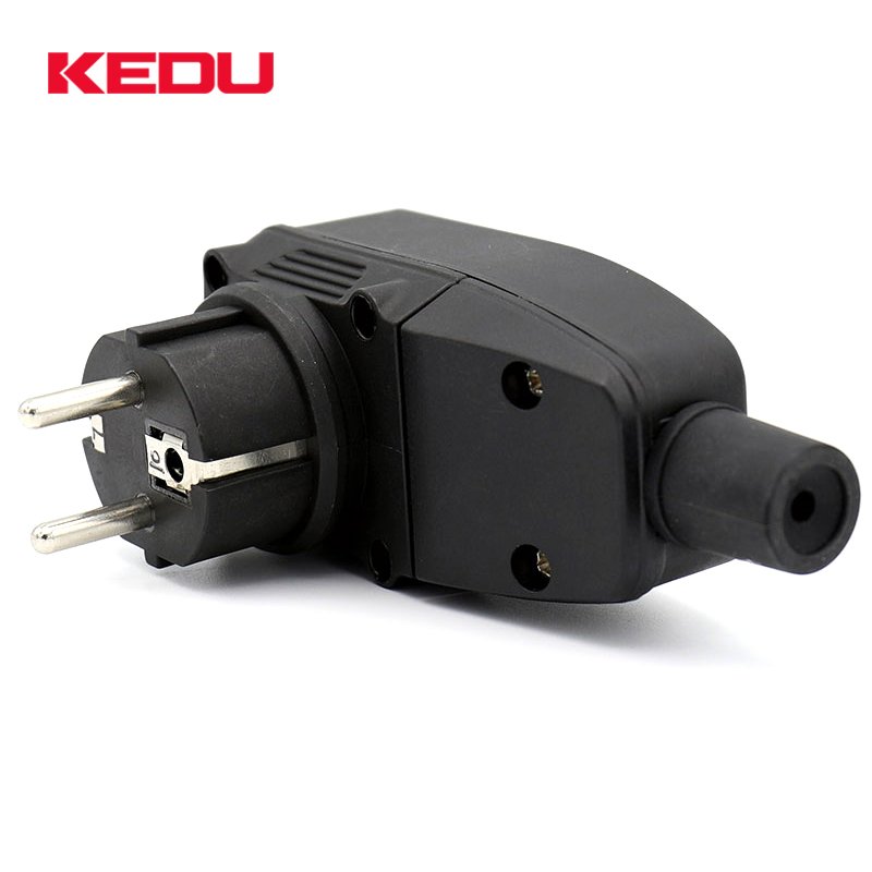 High Quality KEDU PD6A PD6B 250V 16A German PRCD Plug with CE