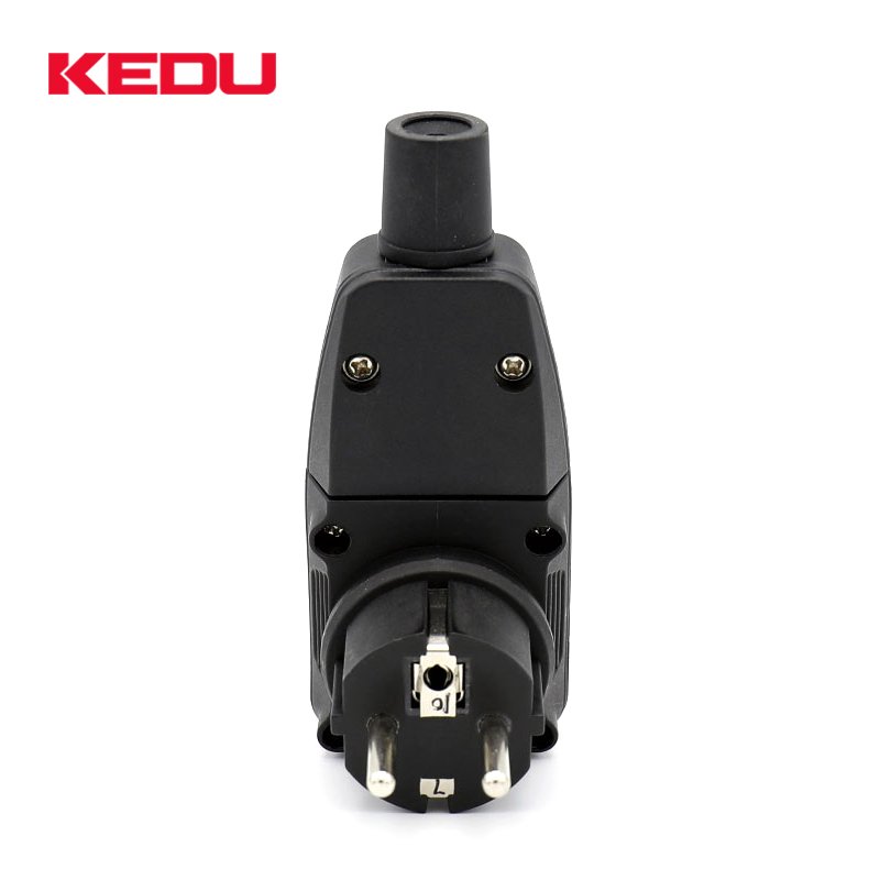 High Quality KEDU PD6A PD6B 250V 16A German PRCD Plug with CE