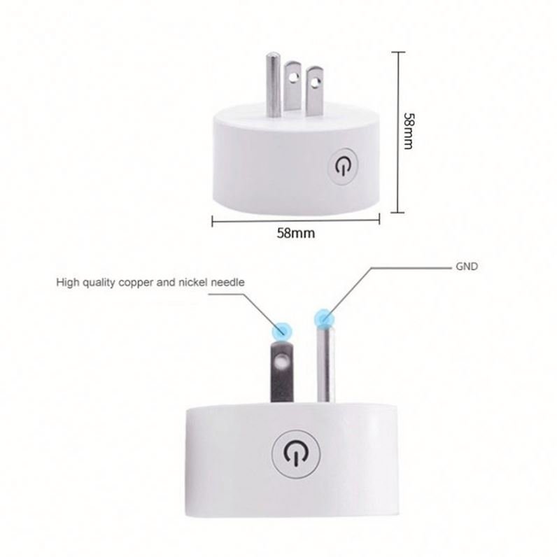 ewelink Smart Wifi Socket US Power Plug Mobile APP Remote Control Works with Alexa Google Home for Smart Life