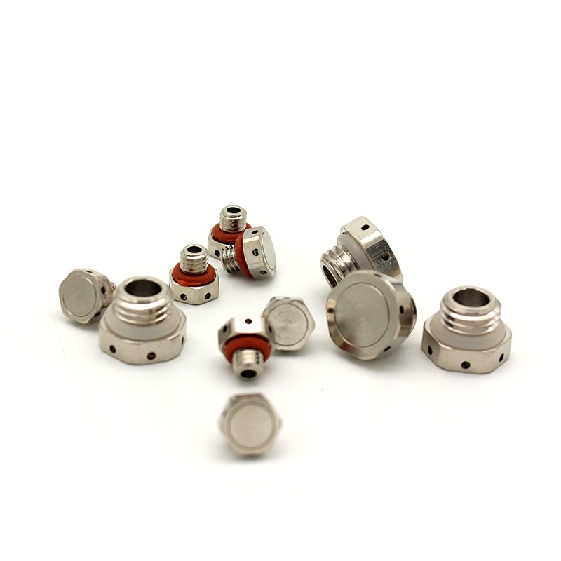 Factory Price Breathable Waterproof M6 Nickel Plated Brass Automatic Air Vent With Manual Locking Plug 6 mm Manufacture Price