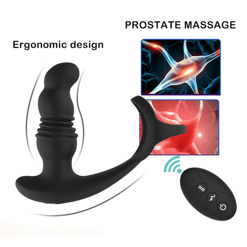 3 frequency telescoping adult toys for men sex big butt adult games for couples butt toys anal butt plug sex toy