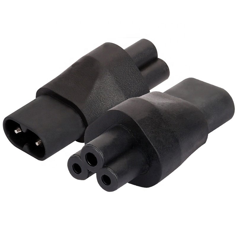 IEC320 C14 to C5 C6 C7 C8 C13 C15 C19 C20 C21 Plug Connector 10A 16A 250V PDU UPS Power Socket Adaptor Black