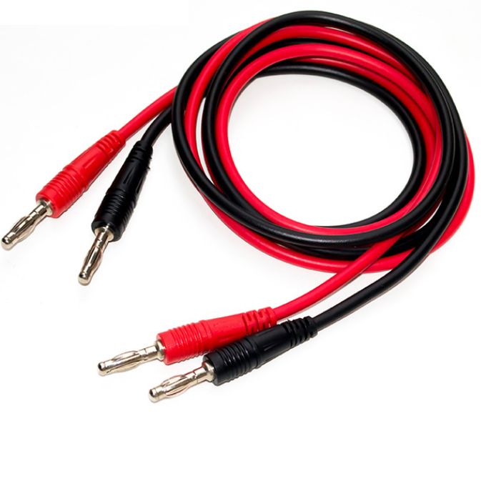 Bxon 2m 18AWG 15A 4mm banana plug To 4mm banana plug cable