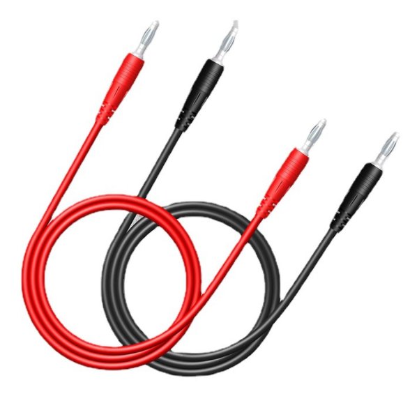 Bxon 2m 18AWG 15A 4mm banana plug To 4mm banana plug cable