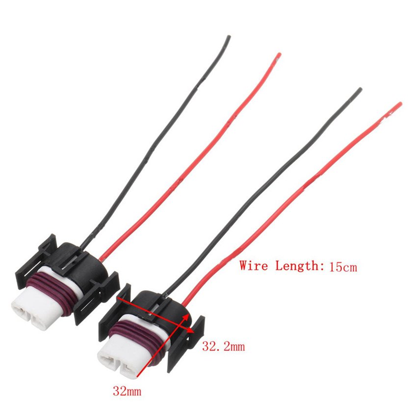 H11 adapter EV wiring harness socket car auto fog light wire connector cable plug for HID LED Headlight Lamp Bulb