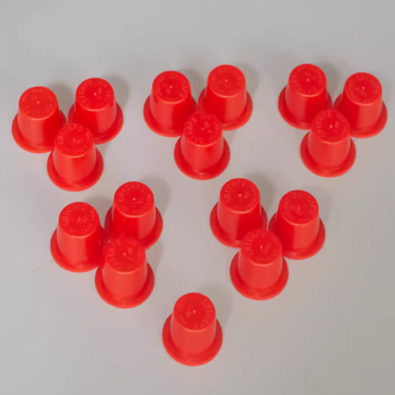 Customizable plastics easy disassemble large edge tapered plugs for shipping protection