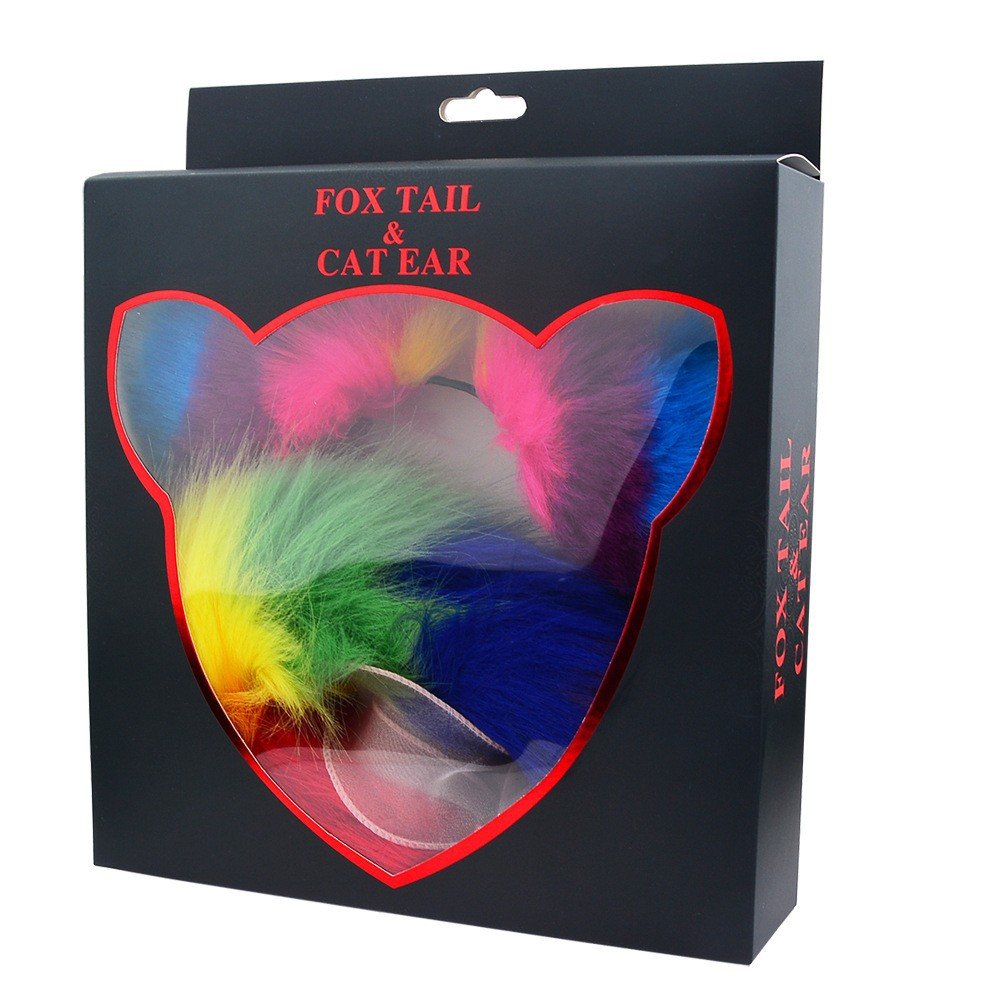 4Pcs Cat Ears Headband Fox Tail Anal Butt Plug Anal Toy Juguete Sexual Adult Sex Toys For Woman Couples Games