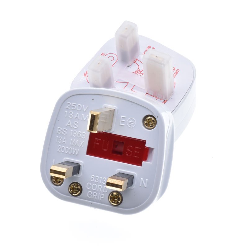 13A Plug Top BS 3 PIN Type G England Saudi Arabia Dubai Singapore Qatar UK switching adapter plug UK Detachable Wireable Plug