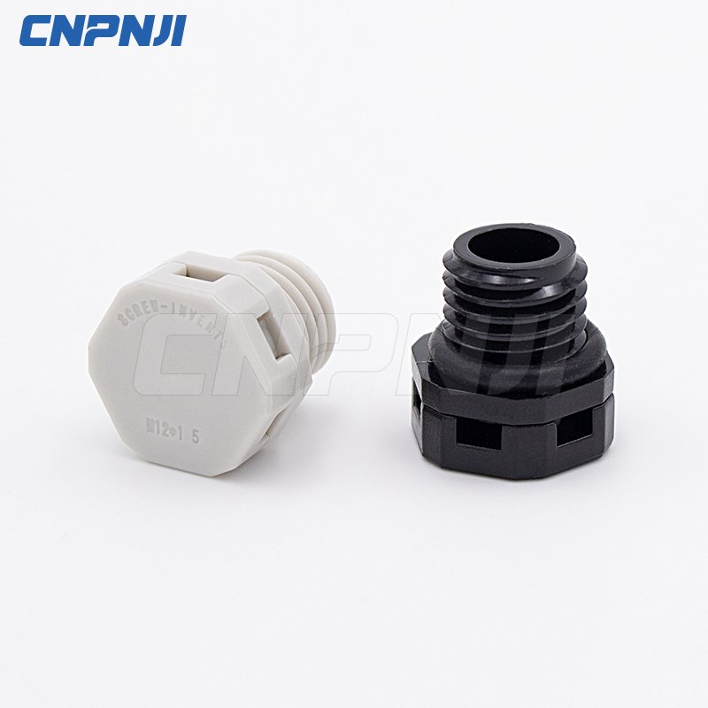 CNPNJI Factory Price M16*1.5 IP68 Plastic Air Transmission Breather Air Vent Plug for LED lighting Fixture