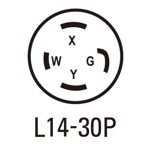 L14-30P 30 Amp Twist Lock Plug Adapter Male locking anal Plug nema locking plug for generator