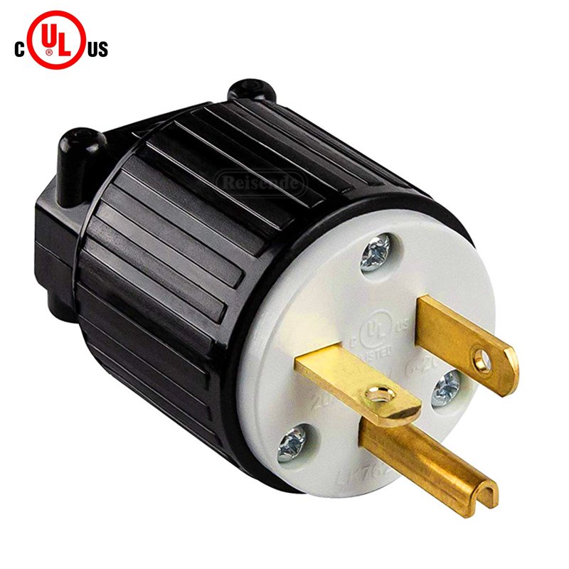 Nema 15a 250v 6-15p Us Assembled Wired Industry Plug Twist Locking Plug Electric Plug