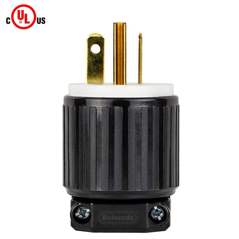 Nema 15a 250v 6-15p Us Assembled Wired Industry Plug Twist Locking Plug Electric Plug