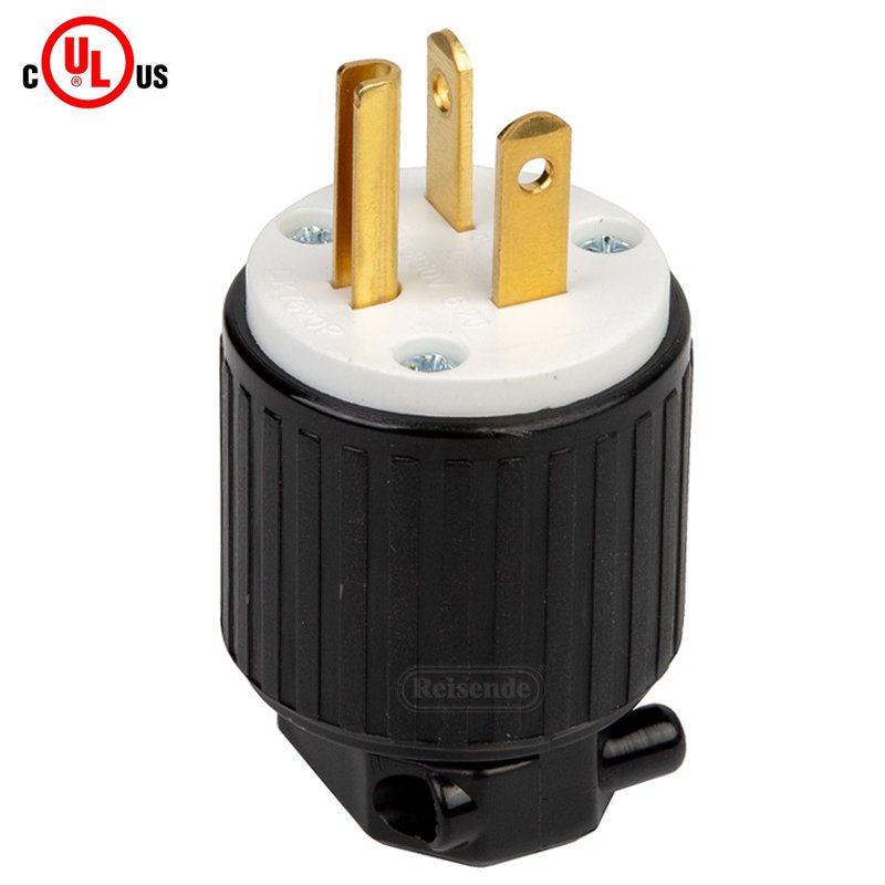 Nema 15a 250v 6-15p Us Assembled Wired Industry Plug Twist Locking Plug Electric Plug