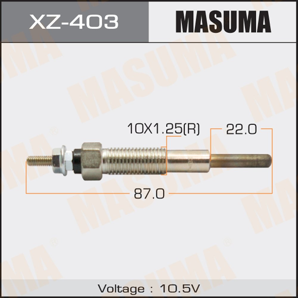 XZ-403 MASUMA universal Auto glow plug screen DURATEC S501-18-140A S201-18-140 for MAZDA BONGO BRAWNY